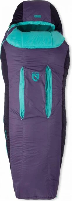 Nemo Forte 20 Women's Synthetic Sleeping Bag -Camping Equipment Store 4495 tide pool shaded thistle 3 jpg 1280x1280