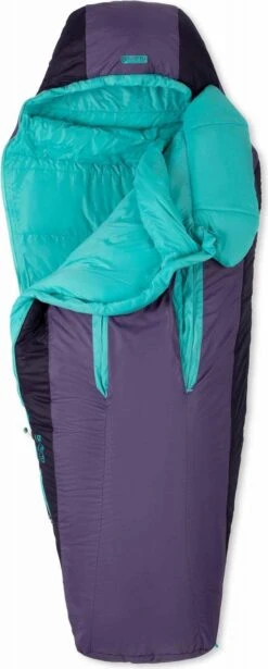 Nemo Forte 20 Women's Synthetic Sleeping Bag -Camping Equipment Store 4495 tide pool shaded thistle 5 jpg 1280x1280
