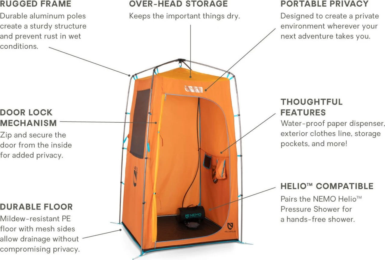 Nemo Heliopolis Privacy Shelter & Shower Tent 3 Nemo Heliopolis Privacy Shelter & Shower Tent - Image 3